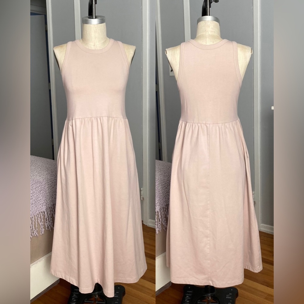 Women A New Day cotton dress in size S in beige